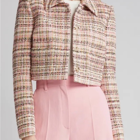 Hugo Boss Jackets & Blazers - Hugo Boss jappa tweed crop multicolor jacket
